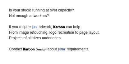 If you require just artwork, Karbon can help.